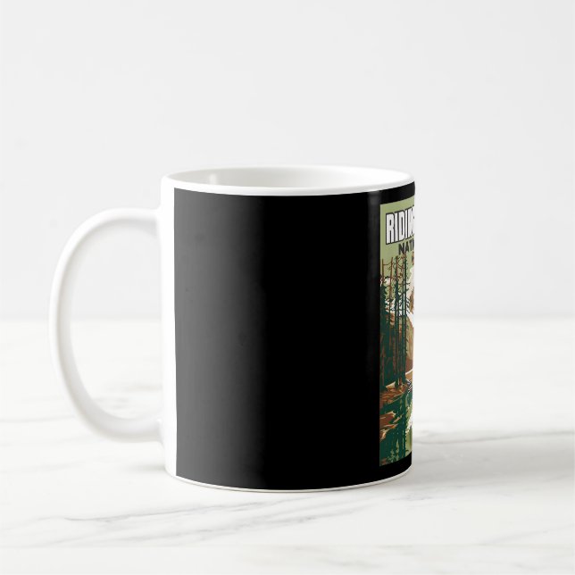 Reiten � Geist der Berge Kaffeetasse (Links)