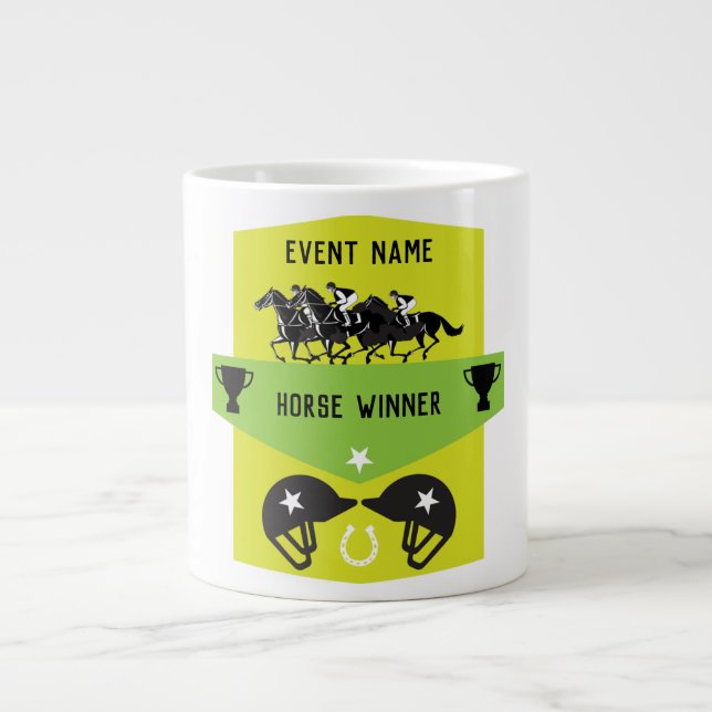 Reiten Geschenke und Merchandise T - Shirt Jumbo-Tasse (Vorderseite)