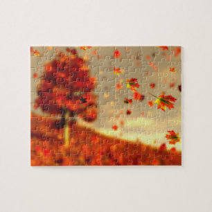 Reiten im Oktober-Breeze-Puzzle