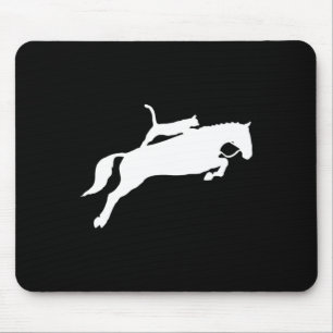 Reiten Katze T Shirt Funny Cat Pferdegeschenk Mousepad
