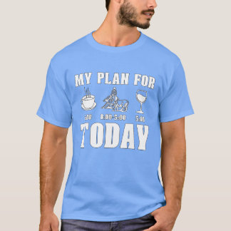 Reiten mein Plan für Western Reiten T-Shirt
