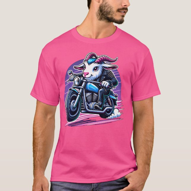 Reiten mit dem Motorrad T-Shirt (Vorderseite)