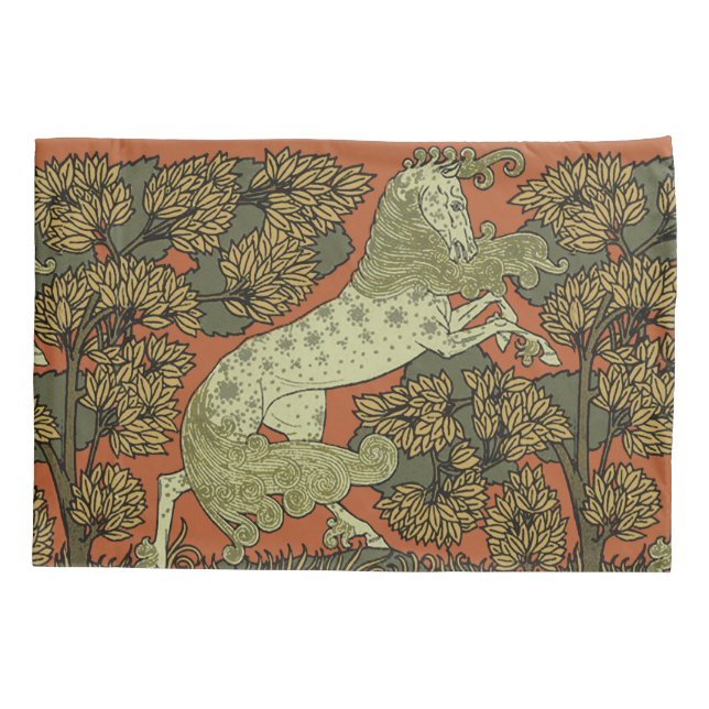 Reiten Mittelalterliche Kunst Kunsthandwerk Jugend Kissenbezug (Rückseite)