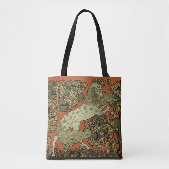 Reiten Mittelalterliche Kunst Kunsthandwerk Jugend Tasche (Vorderseite)