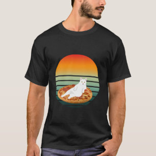 Reiten Pizza Retro T-Shirt