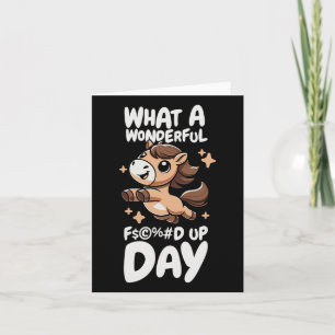 Reiten - Reiten - Der Tag des "Foot Up" Karte