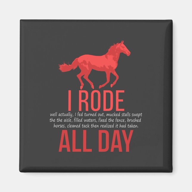 Reiten - Reiten Magnet (Vorne)