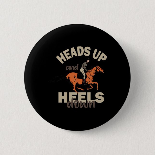 Reiten Reiten Pony Lover Ranch Eigentümer Eque Button (Vorderseite)