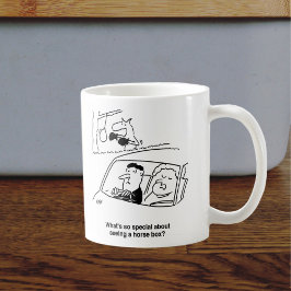 Reiten Reitsport Cartoon Kaffeetasse