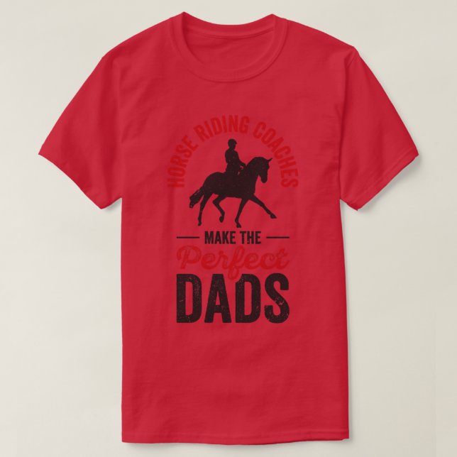 Reiten Reitwagen Perfekter Vater Sport T T-Shirt (Design vorne)