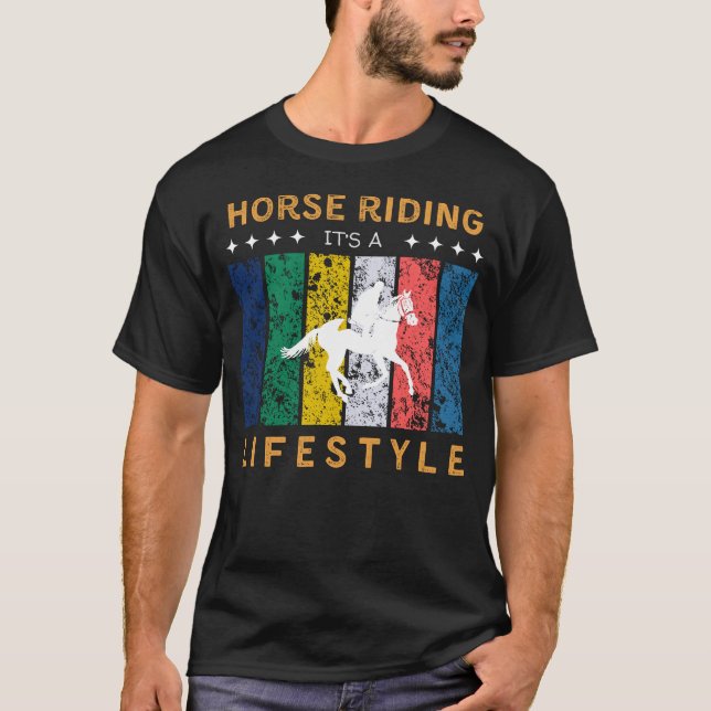 Reiten Sass T-Shirt (Vorderseite)
