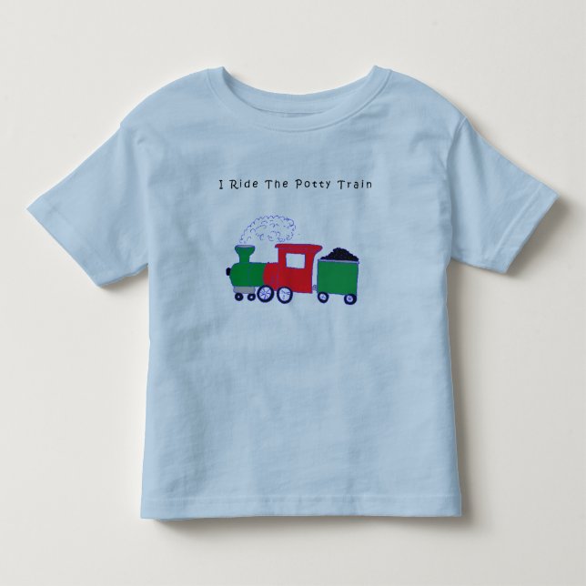 Reiten Sie den kinderleichten Zug Kleinkind T-shirt (Vorderseite)