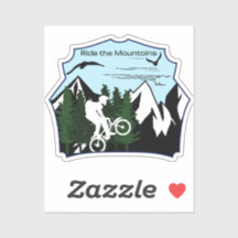 Reiten Sie die Berge Fahrrad MTB