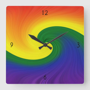 Reiten Sie die Uhr an der Wave Square