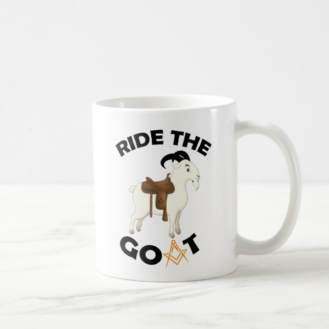Reiten Sie die Ziegen-Kaffee-Tasse Kaffeetasse (Rechts)
