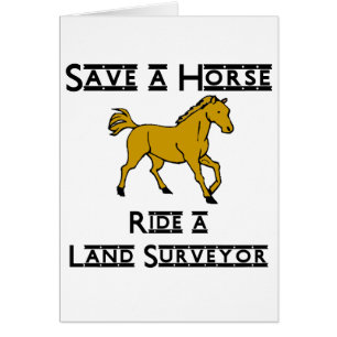 reiten Sie ein Landfeldmesser