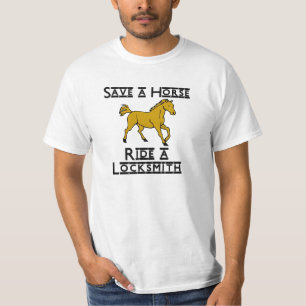 reiten Sie einen Bauschlosser T-Shirt