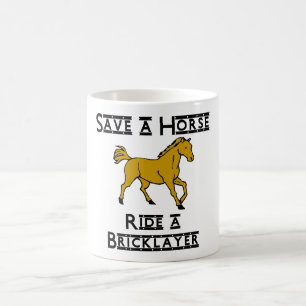 reiten Sie einen Maurer Kaffeetasse