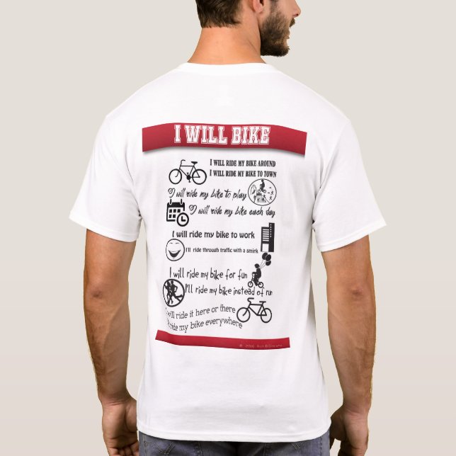 Reiten Sie Ihren Fahrrad-T - Shirt (Rückseite)