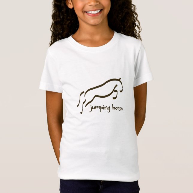 Reiten Sie mehr Mädchenpferdet-shirt T-Shirt (Vorderseite)