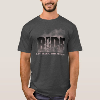 Reiten Sleep MTB Wiederholung Mountainbiking1300 T-Shirt