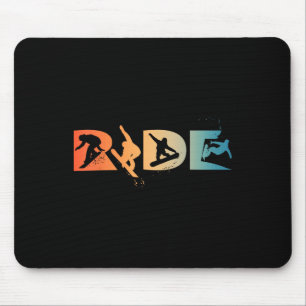 Reiten Snowboarden Funny Snowboard Snowboarder Ges Mousepad