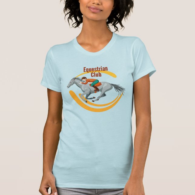 Reiten T-Shirt (Vorderseite)