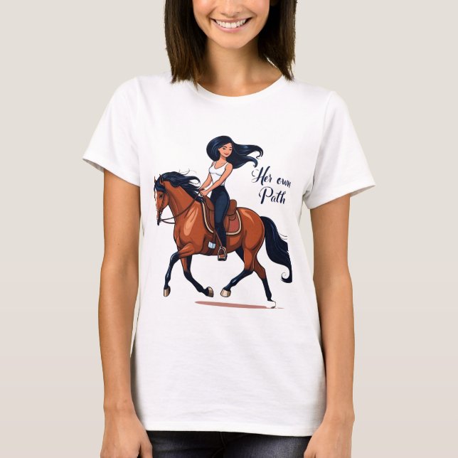 Reiten T-Shirt (Vorderseite)