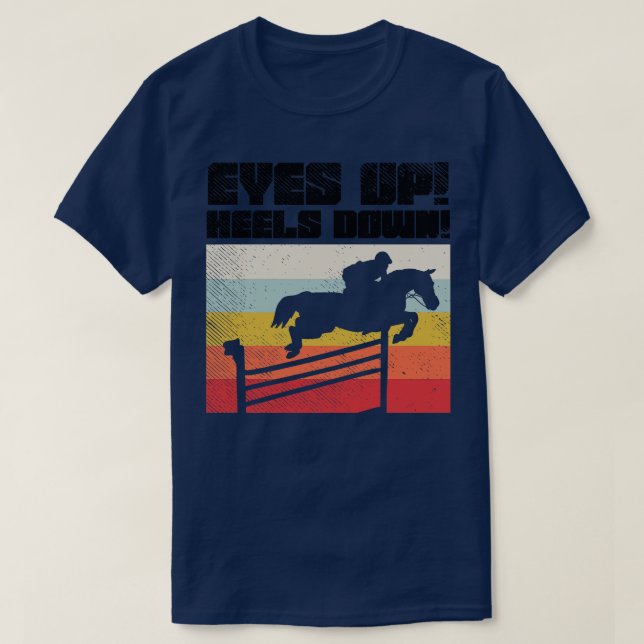 Reiten Vintag T-Shirt (Design vorne)
