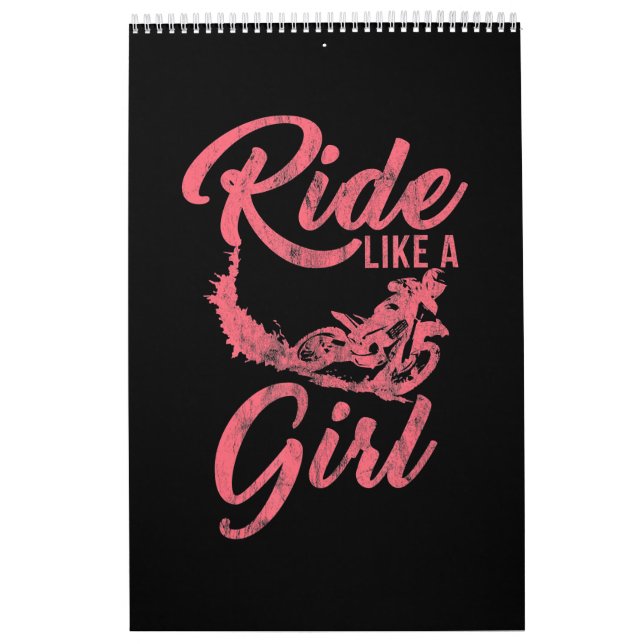 Reiten wie ein Girl Motorrad Funny Gift Kalender (Titelbild)