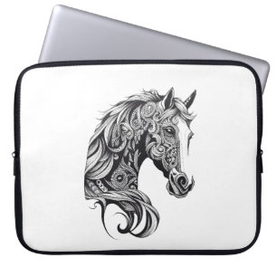 Reiten Wilde Tiere Naturschönheit Kunst, Dichtung Laptopschutzhülle