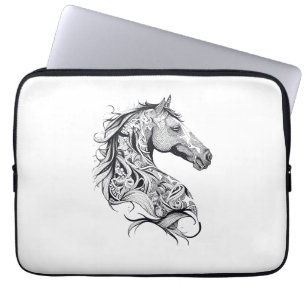 Reiten Wilde Tiere Naturschönheit Kunst, Dichtung Laptopschutzhülle