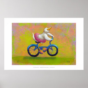 Reiten zum Erwägungsgrund - glücklicher Poster