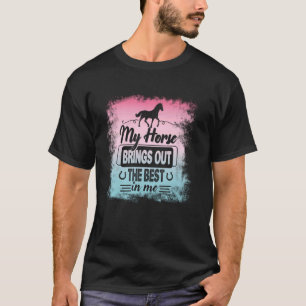 Reitende Mädchen Frauen Reitsport Reiten 11 T-Shirt