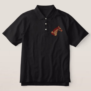 Reiter besticktes Shirt