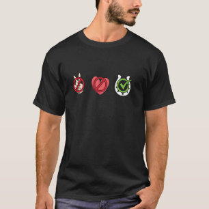Reiter Frieden Liebe Querfeldein T-Shirt