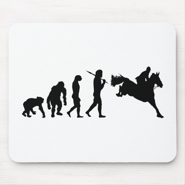 Reiter-Geschenkideen der Reitershow springende Mousepad (Vorne)
