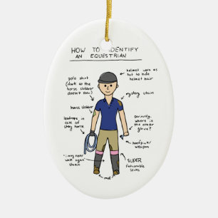 Reiter Keramik Ornament