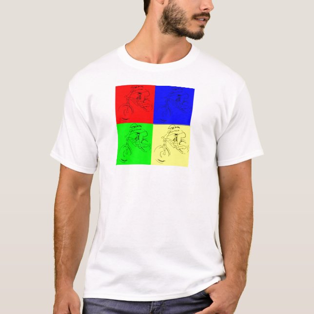 Reiter-Kontur T-Shirt (Vorderseite)