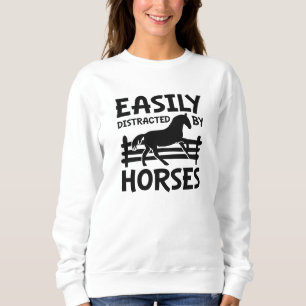 Reiter leicht abgelenkt sweatshirt