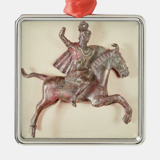 Reiter Ornament Aus Metall (Vorne)