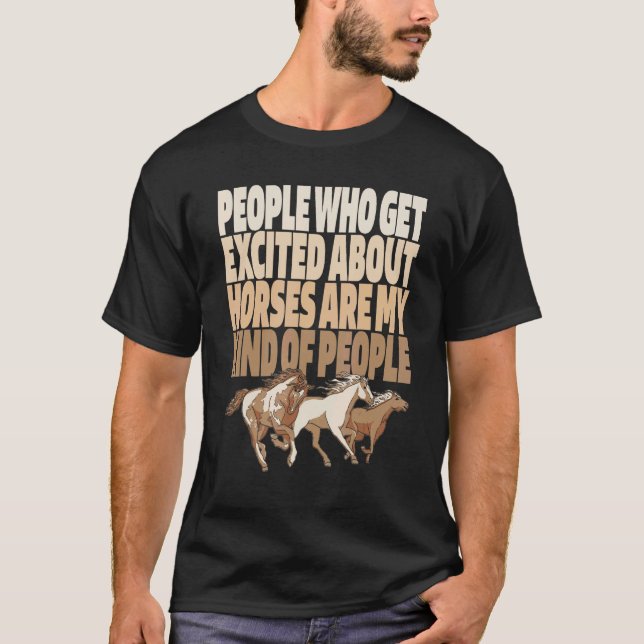 Reiter  Pferdereiten T-Shirt (Vorderseite)