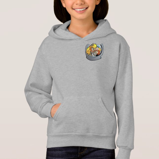 Reiter-und PferdemädchenHoodie Hoodie (Vorderseite)