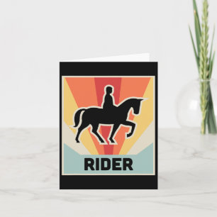 Reiter Vintage Reiten  Karte