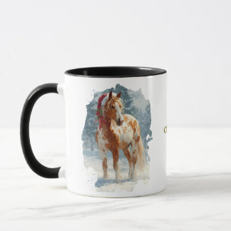 Reiter-Weihnachts-Kaffeetasse Tasse
