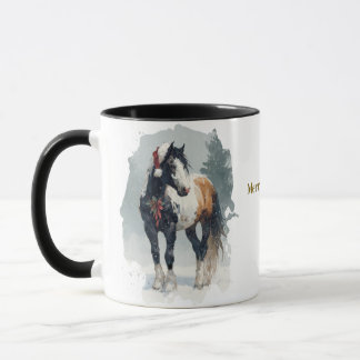 Reiter-Weihnachts-Kaffeetasse Tasse