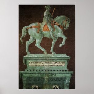 Reiterdenkmal an Sir John Hawkwood, Uccello Poster