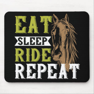 Reiterin Western Pferdereiten Mousepad