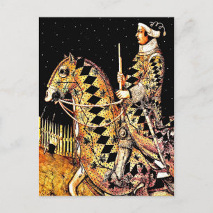 "Reiterkommandant" Postkarte