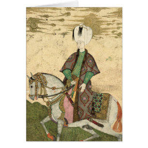 Reiterporträt des Sultans Osman II 1618